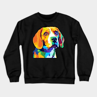 Beagle Pop Art - Dog Lover Gifts Crewneck Sweatshirt